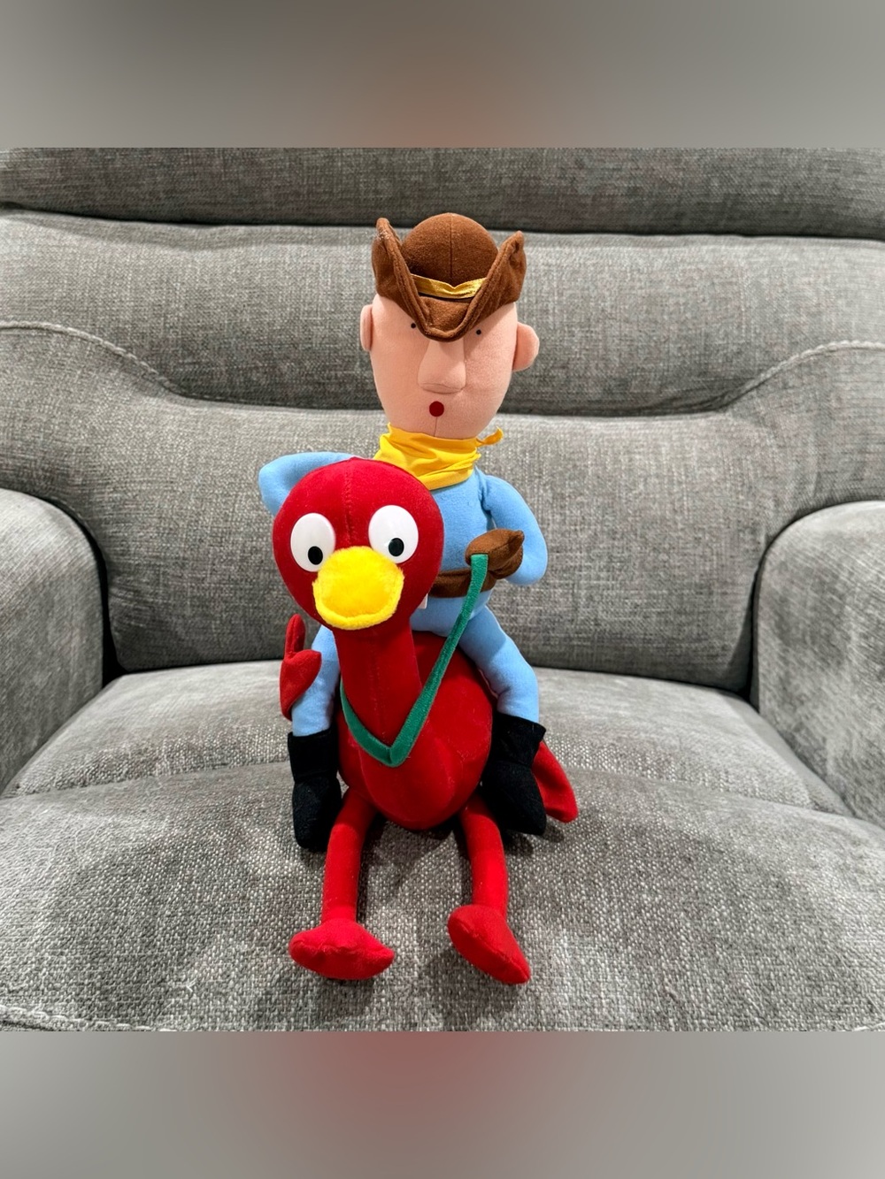 VTG 1998 Stuffins Rudolph: Misfit Cowboy Plushie 18” CVS Exclusive